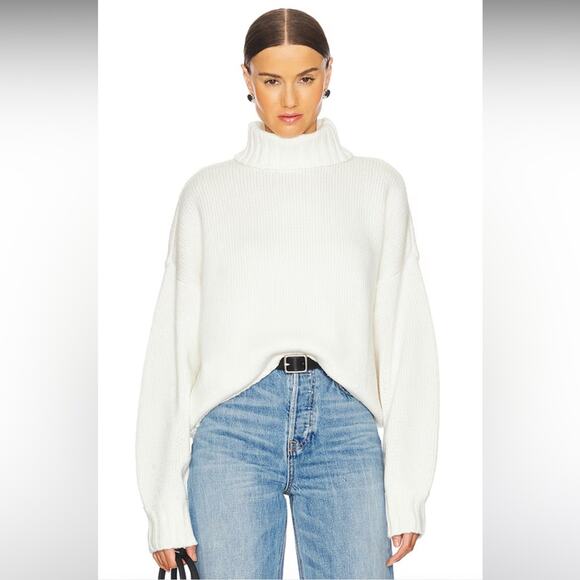 NWT EAVES Karina Sweater in Ivory Women's XS - Picture 1 of 12